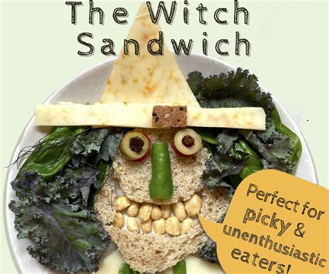 Maleficent witch sandwiches